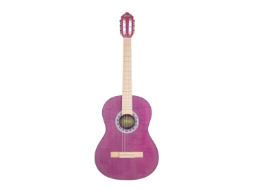 VALENCIA Konzertgitarre 4/4, Sitka-Fichtendecke, Satin Finish, Farbe: Violett